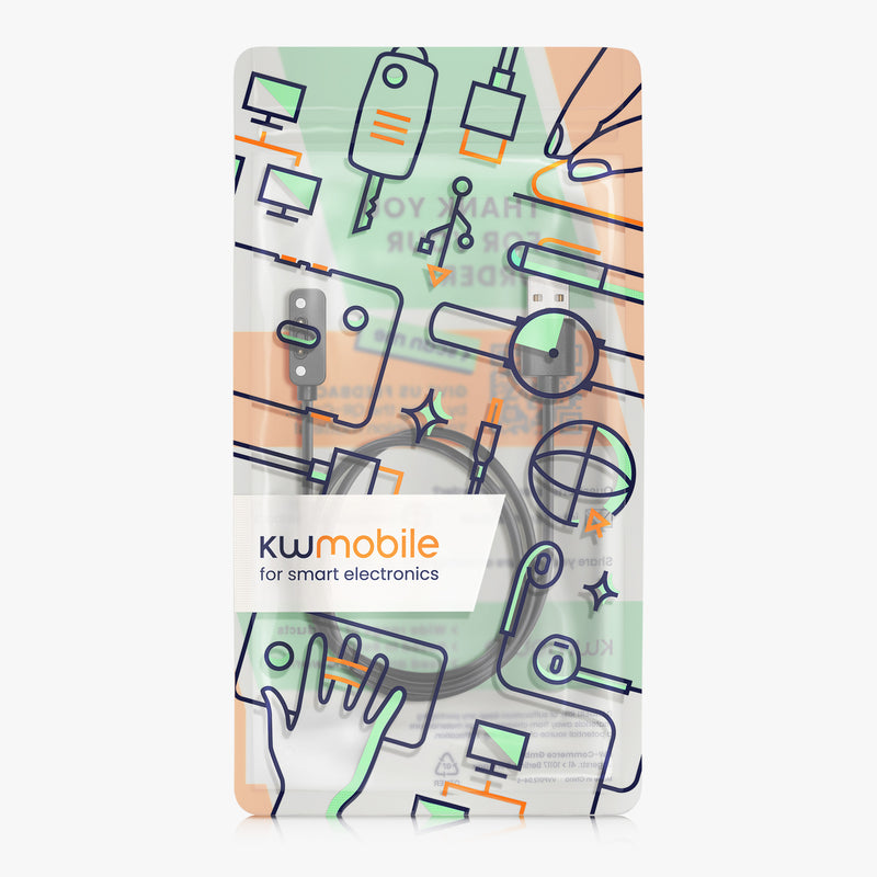 kwmobile USB Cable Charger Compatible with Xplora X6 Play / X6 Pro Charging Cable Smartwatch Replacement Cable Fitness Tracker Charging Cable