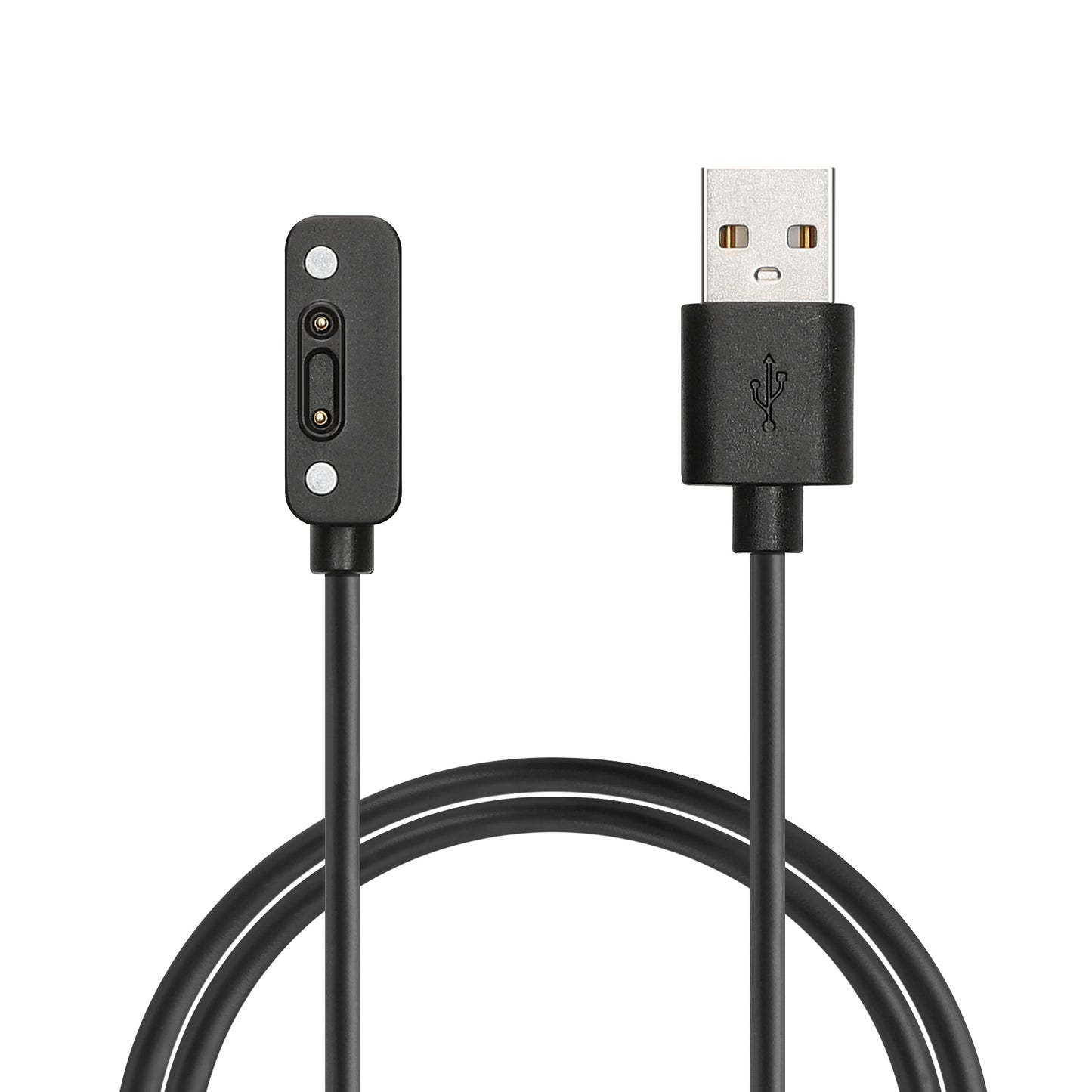 kwmobile USB Kabel Charger kompatibel mit Xplora X6 Play / X6 Pro Ladekabel - Smart Watch Ersatzkabel - Fitnesstracker Aufladekabel in Schwarz Schwarz  