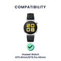 kwmobile Watch Strap for Huawei Watch GT5 41mm / GT5 Pro 42mm / Watch GT4 41mm Strap Fitness Tracker Band Set Replacement Strap Smartwatch