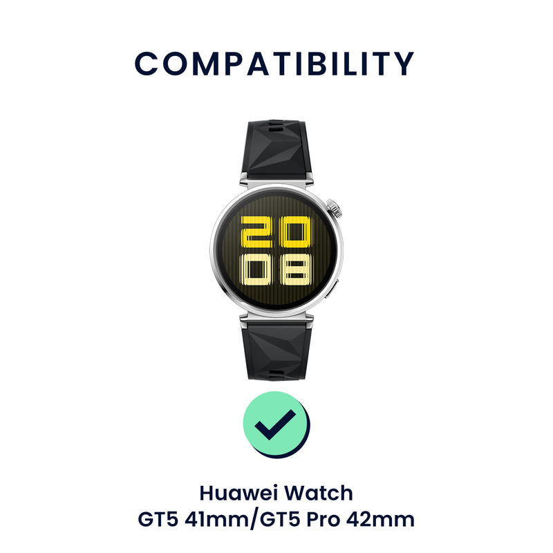kwmobile Watch Strap for Huawei Watch GT5 41mm / GT5 Pro 42mm / Watch GT4 41mm Strap Fitness Tracker Band Set Replacement Strap Smartwatch