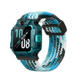 kwmobile Ersatzarmband kompatibel mit imoo Watch Phone Z1 / Z7 / Z6 Armband - Nylonarmband mit Magnetverschluss - Hellblau Hellblau  