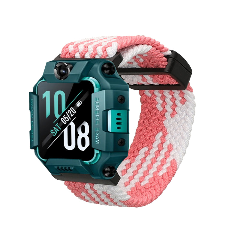 kwmobile Ersatzarmband kompatibel mit imoo Watch Phone Z1 / Z7 / Z6 Armband - Nylonarmband mit Magnetverschluss - Rosa Rosa  