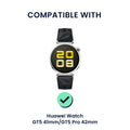 kwmobile Genuine Leather Watch Strap for Huawei Watch GT5 41mm / GT5 Pro 42mm / Watch GT4 41mm Strap Replacement Band for Fitness Tracker Replacement Strap Smartwatch