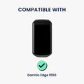 kwmobile Bicycle GPS Case Compatible with Garmin Edge 1050 Protective Cover with Keyring
