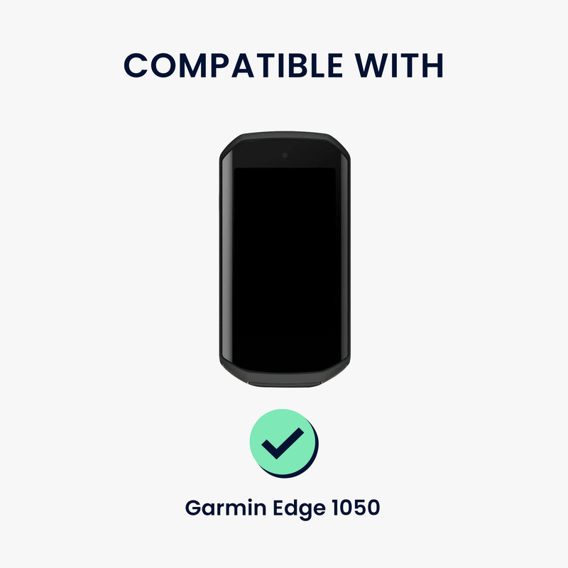kwmobile Bicycle GPS Case Compatible with Garmin Edge 1050 Protective Cover with Keyring