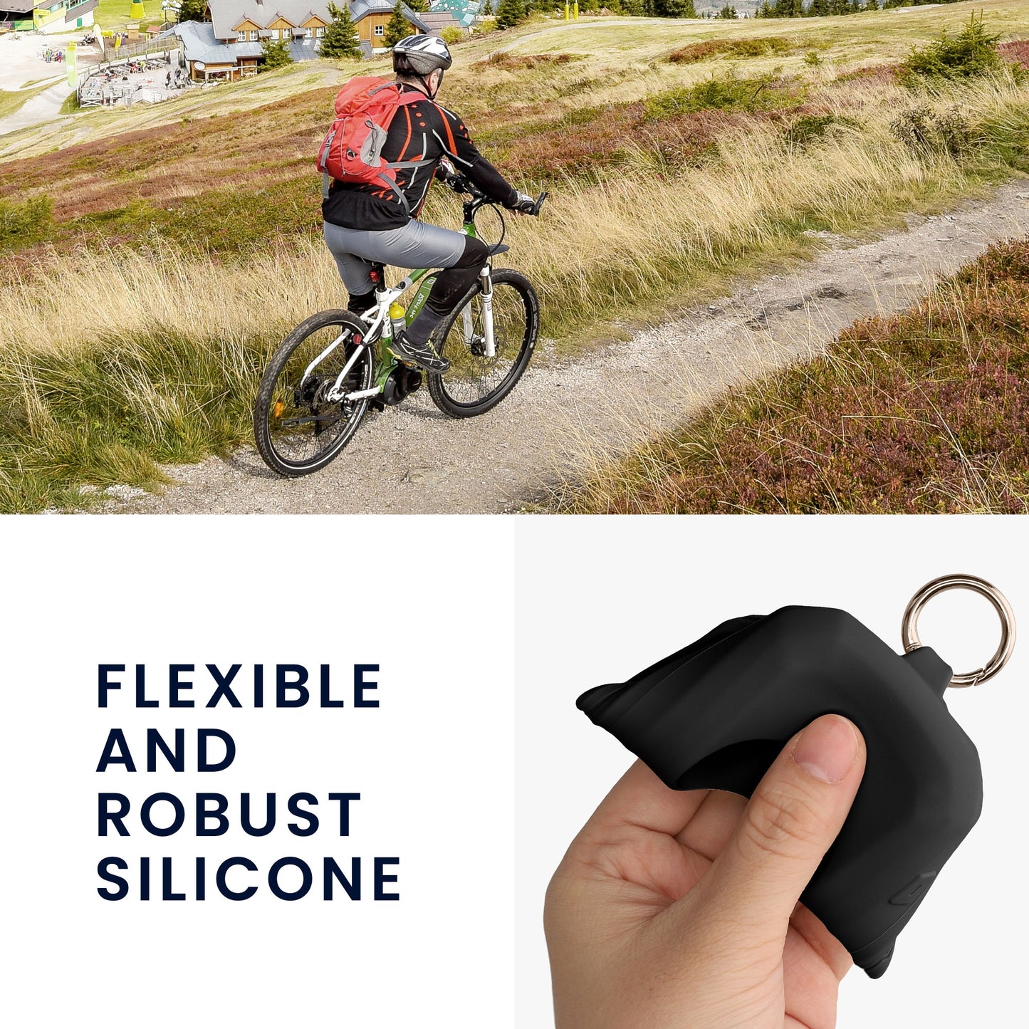 kwmobile Bicycle GPS Case Compatible with Garmin Edge 1050 Protective Cover with Keyring