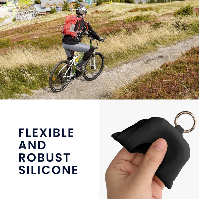 kwmobile Bicycle GPS Case Compatible with Garmin Edge 1050 Protective Cover with Keyring