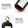 kwmobile Bicycle GPS Case Compatible with Garmin Edge 1050 Protective Cover with Keyring