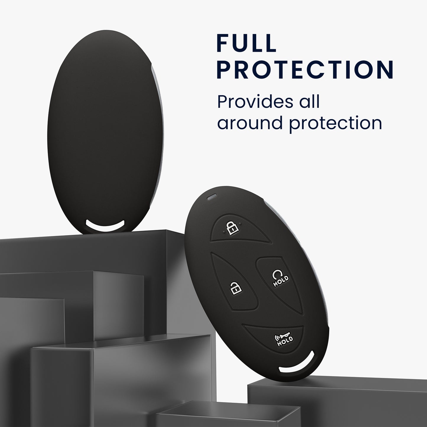 kwmobile Car Key Cover compatible with Hyundai 7-Button Ioniq 6 Grandeur GN7 KONA 2023