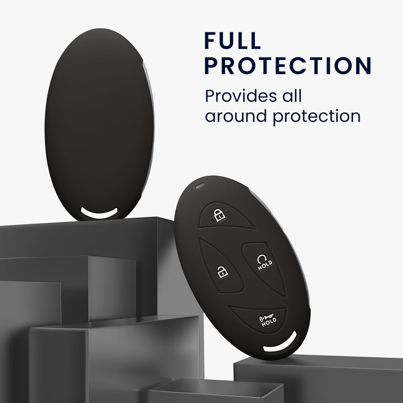 kwmobile Car Key Cover compatible with Hyundai 7-Button Ioniq 6 Grandeur GN7 KONA 2023