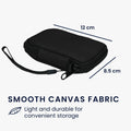 kwmobile In-Ear Headphone Case compatible with in-ear Headphones - Cover Case - 6 x 9 cm Inner Dimensions - Pouch