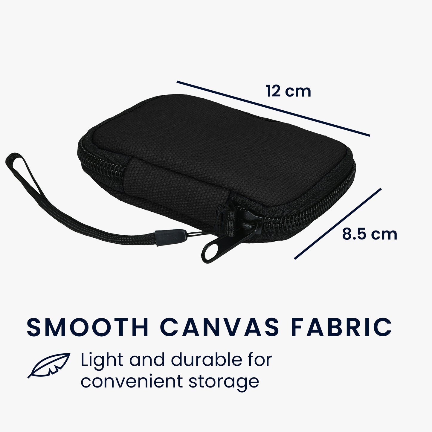 kwmobile In-Ear Headphone Case compatible with in-ear Headphones - Cover Case - 6 x 9 cm Inner Dimensions - Pouch