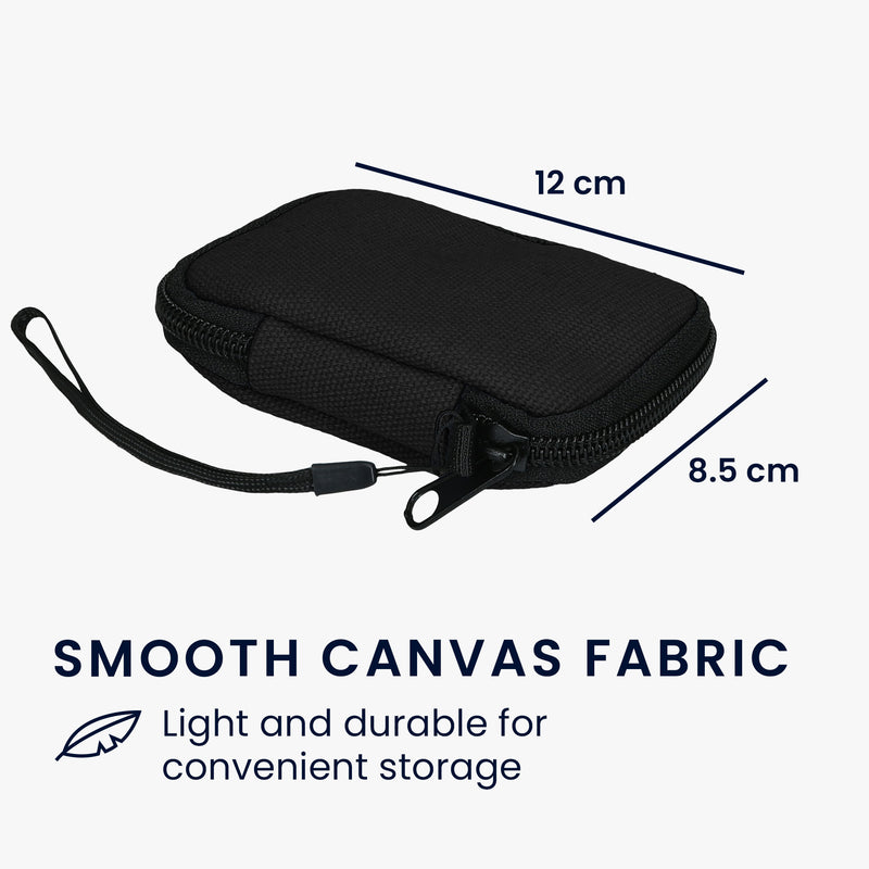 kwmobile In-Ear Headphone Case compatible with in-ear Headphones - Cover Case - 6 x 9 cm Inner Dimensions - Pouch