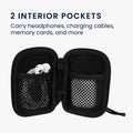 kwmobile In-Ear Headphone Case compatible with in-ear Headphones - Cover Case - 6 x 9 cm Inner Dimensions - Pouch