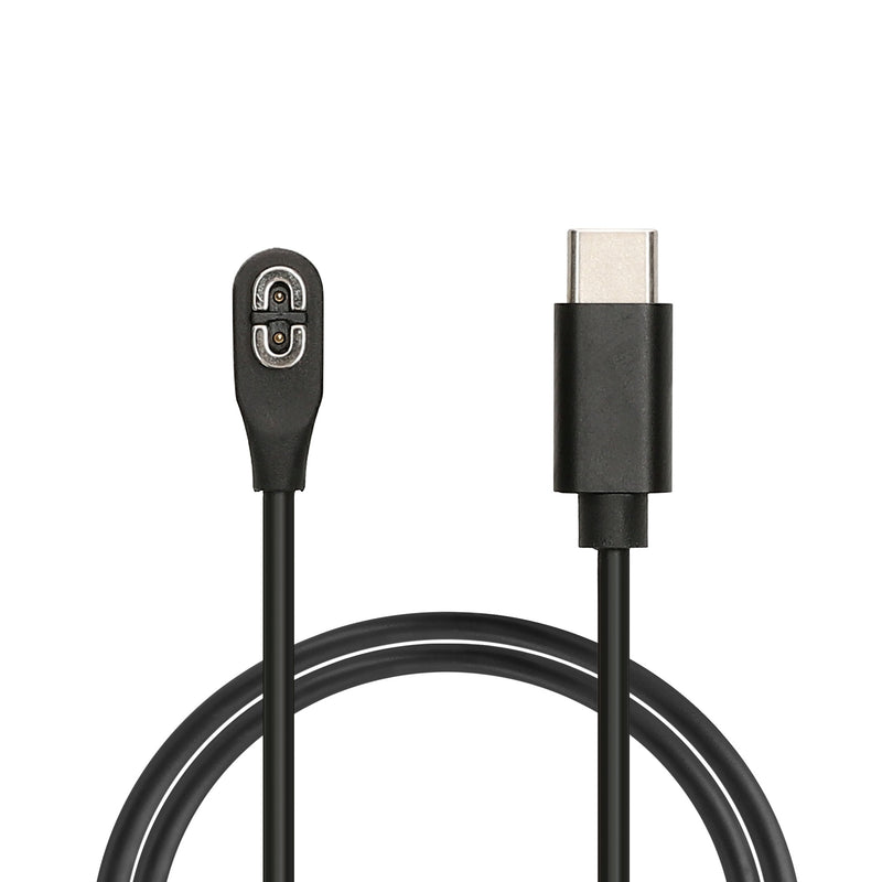 kwmobile USB C Charging Cable compatible with Shokz Aeropex AS800 / OpenRun / OpenRun Pro Mini / OpenComm ASC100SG - Charger Cable - Smartwatch Replacement Cable - Fitness Tracker Charging Cable