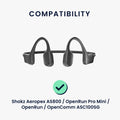 kwmobile USB C Charging Cable compatible with Shokz Aeropex AS800 / OpenRun / OpenRun Pro Mini / OpenComm ASC100SG - Charger Cable - Smartwatch Replacement Cable - Fitness Tracker Charging Cable