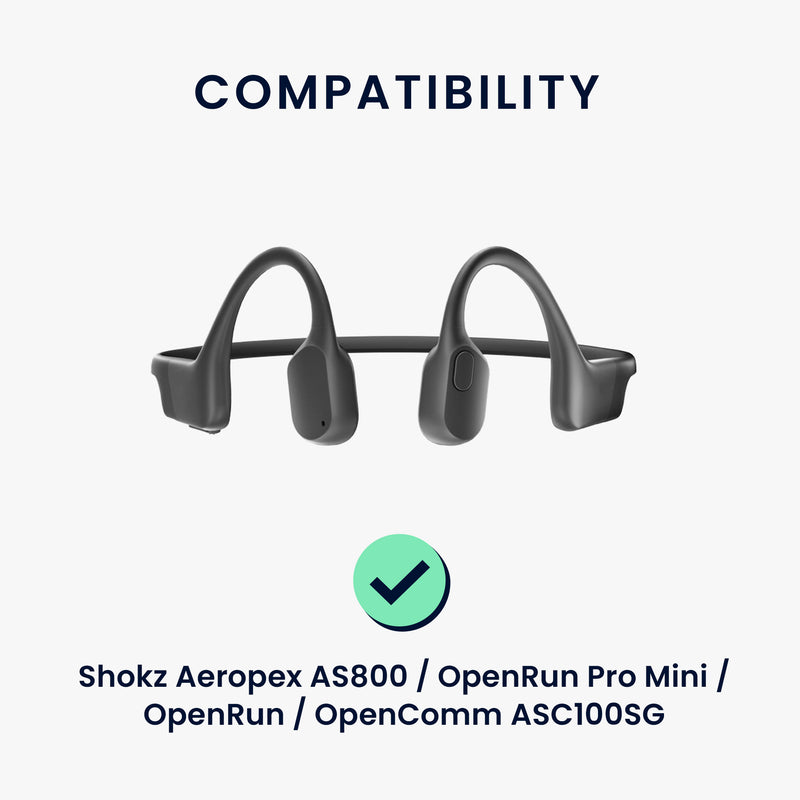 kwmobile USB C Charging Cable compatible with Shokz Aeropex AS800 / OpenRun / OpenRun Pro Mini / OpenComm ASC100SG - Charger Cable - Smartwatch Replacement Cable - Fitness Tracker Charging Cable