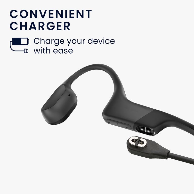 kwmobile USB C Charging Cable compatible with Shokz Aeropex AS800 / OpenRun / OpenRun Pro Mini / OpenComm ASC100SG - Charger Cable - Smartwatch Replacement Cable - Fitness Tracker Charging Cable