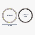 kwmobile Protective Ring Compatible with CMF by Nothing Watch Pro 2 (D398) Fitness Tracker - Bezel Ring