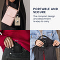 kwmobile Case Compatible with Tesla Model S / Model Y / Model 3 / Model X Card Card Holder Cover with Keychain