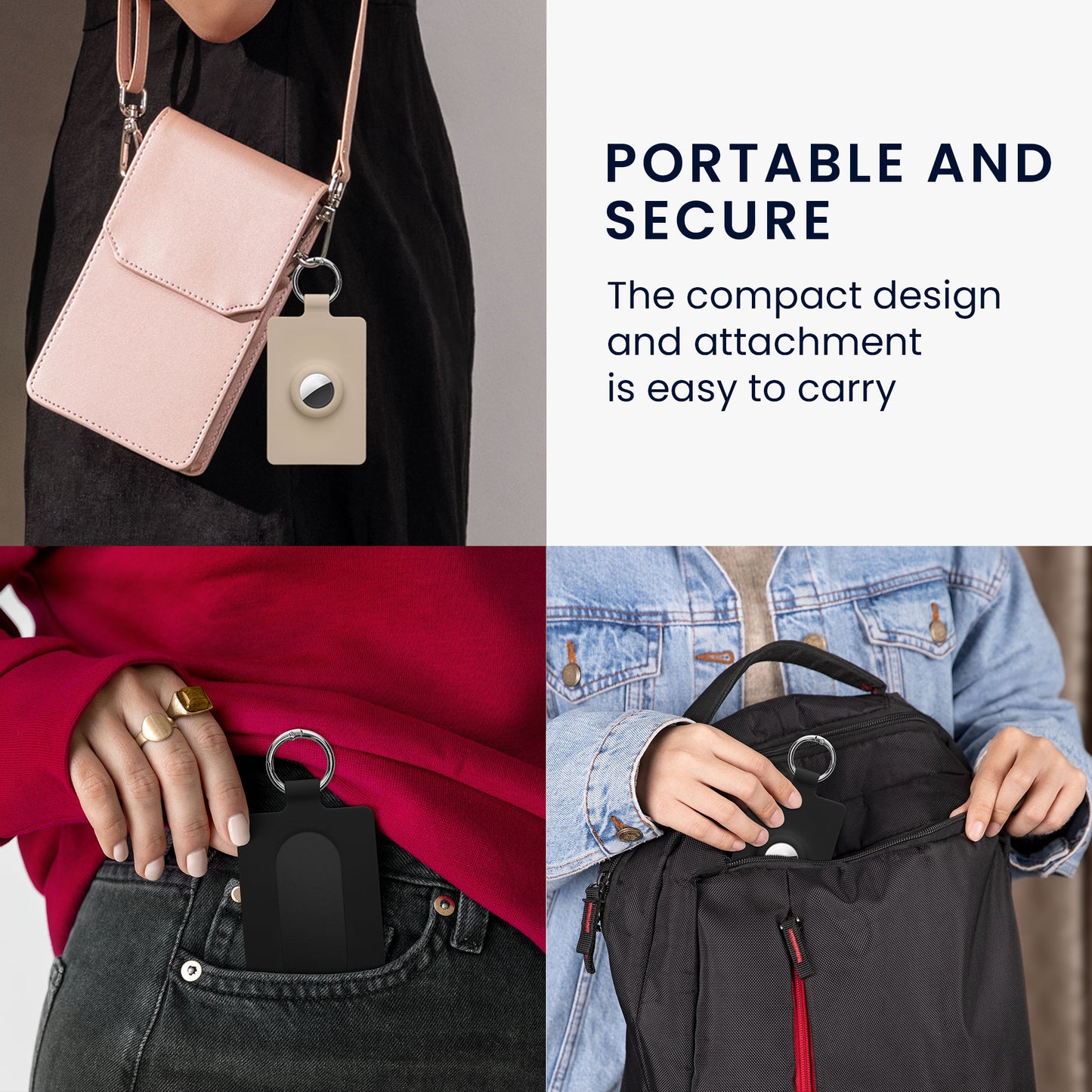 kwmobile Case Compatible with Tesla Model S / Model Y / Model 3 / Model X Card Card Holder Cover with Keychain