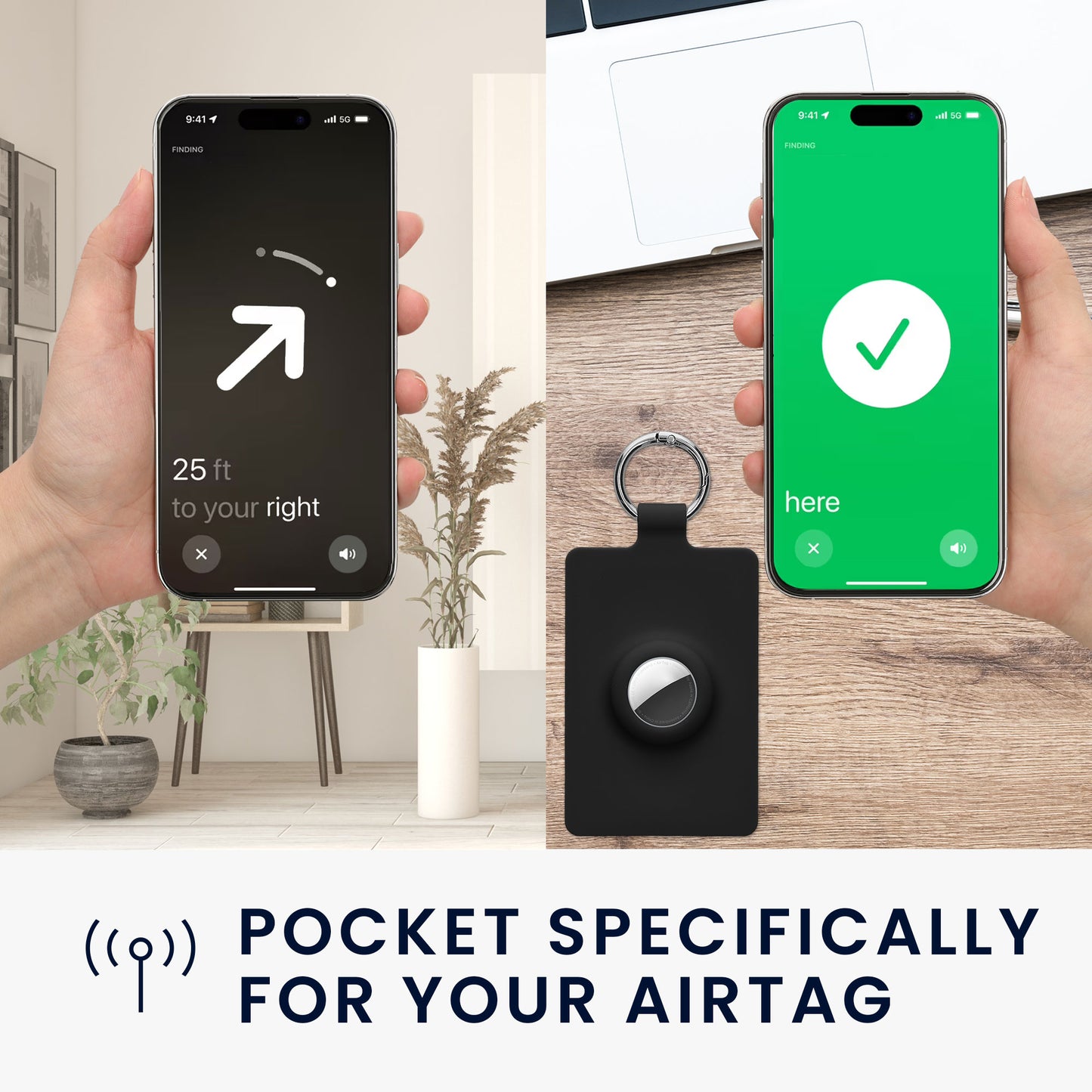 kwmobile Case Compatible with Tesla Model S / Model Y / Model 3 / Model X Card Card Holder Cover with Keychain