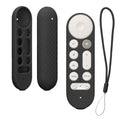 kwmobile Hülle Fernbedienung kompatibel mit Google TV Streamer 4K Hülle - Silikon Case für TV Zubehör in Schwarz Schwarz  