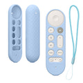 kwmobile Hülle Fernbedienung kompatibel mit Google TV Streamer 4K Hülle - Silikon Case für TV Zubehör in Hellblau Hellblau  