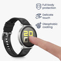 kwmobile Glass Case for Huawei Watch GT5 41mm Protective Full-Body Fitness Tracker Case Set