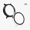 kwmobile Glass Case for Huawei Watch GT5 41mm Protective Full-Body Fitness Tracker Case Set