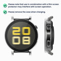 kwmobile Glass Case for Huawei Watch GT5 41mm Protective Full-Body Fitness Tracker Case Set