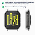 kwmobile Glass Case for Xiaomi Redmi Watch 5 Active Protective Full-body Fitness Tracker Case Set
