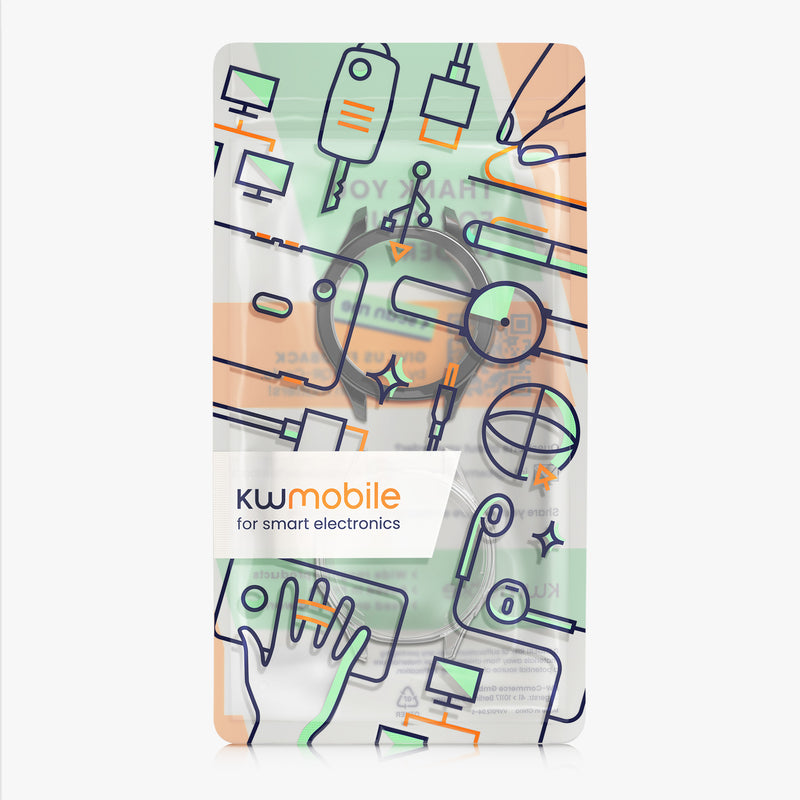 kwmobile Silicone Case for Huami Watch GT5 46mm Protective Cover Full-Body Display Cover Set