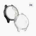 kwmobile Silicone Case for Huami Watch GT5 46mm Protective Cover Full-Body Display Cover Set