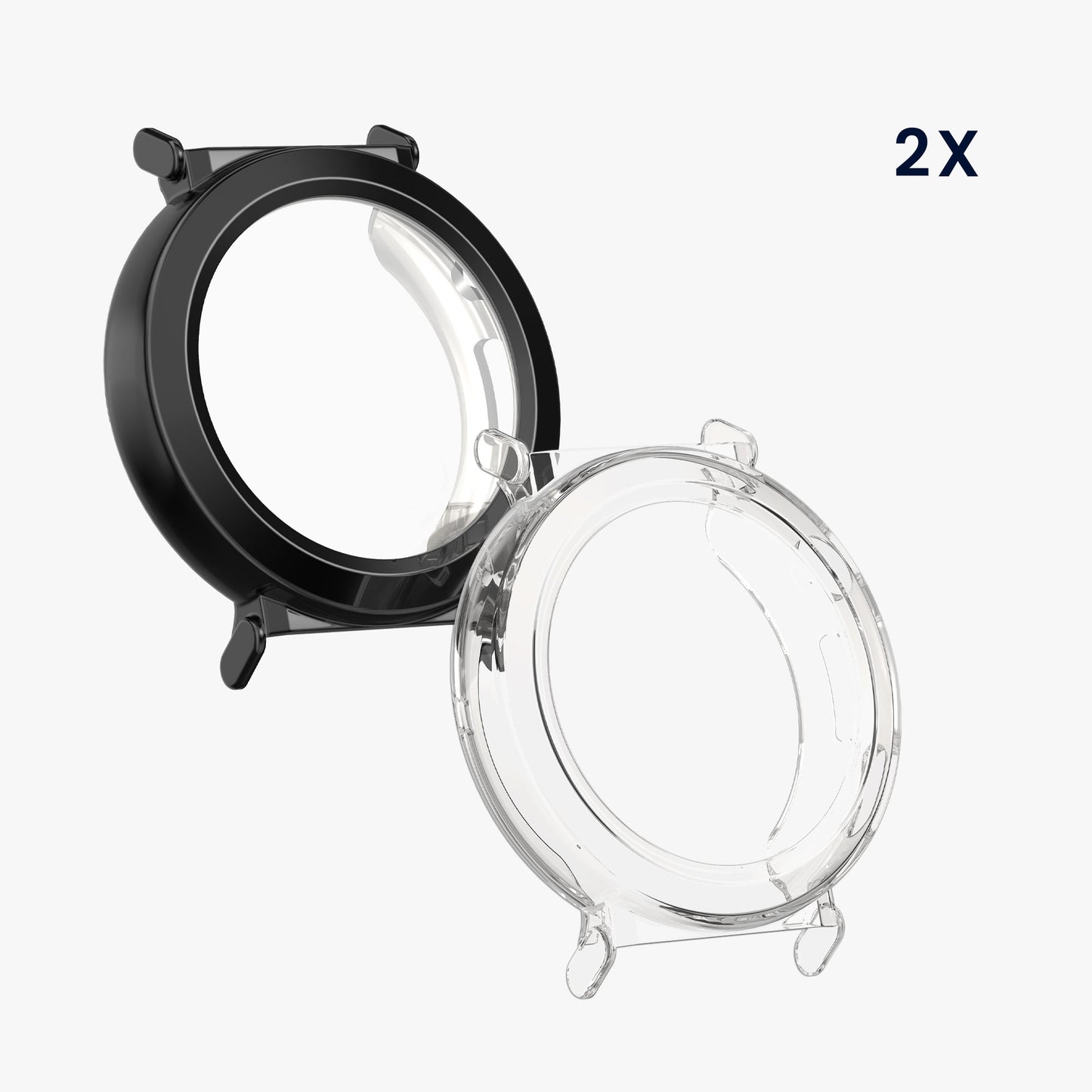 kwmobile Protective Cover for Huami Watch GT5 Pro 42mm Fullbody Display Cover Set