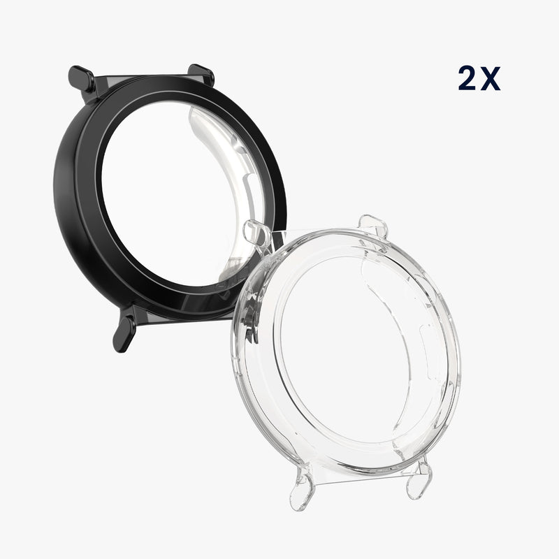 kwmobile Protective Cover for Huami Watch GT5 Pro 42mm Fullbody Display Cover Set