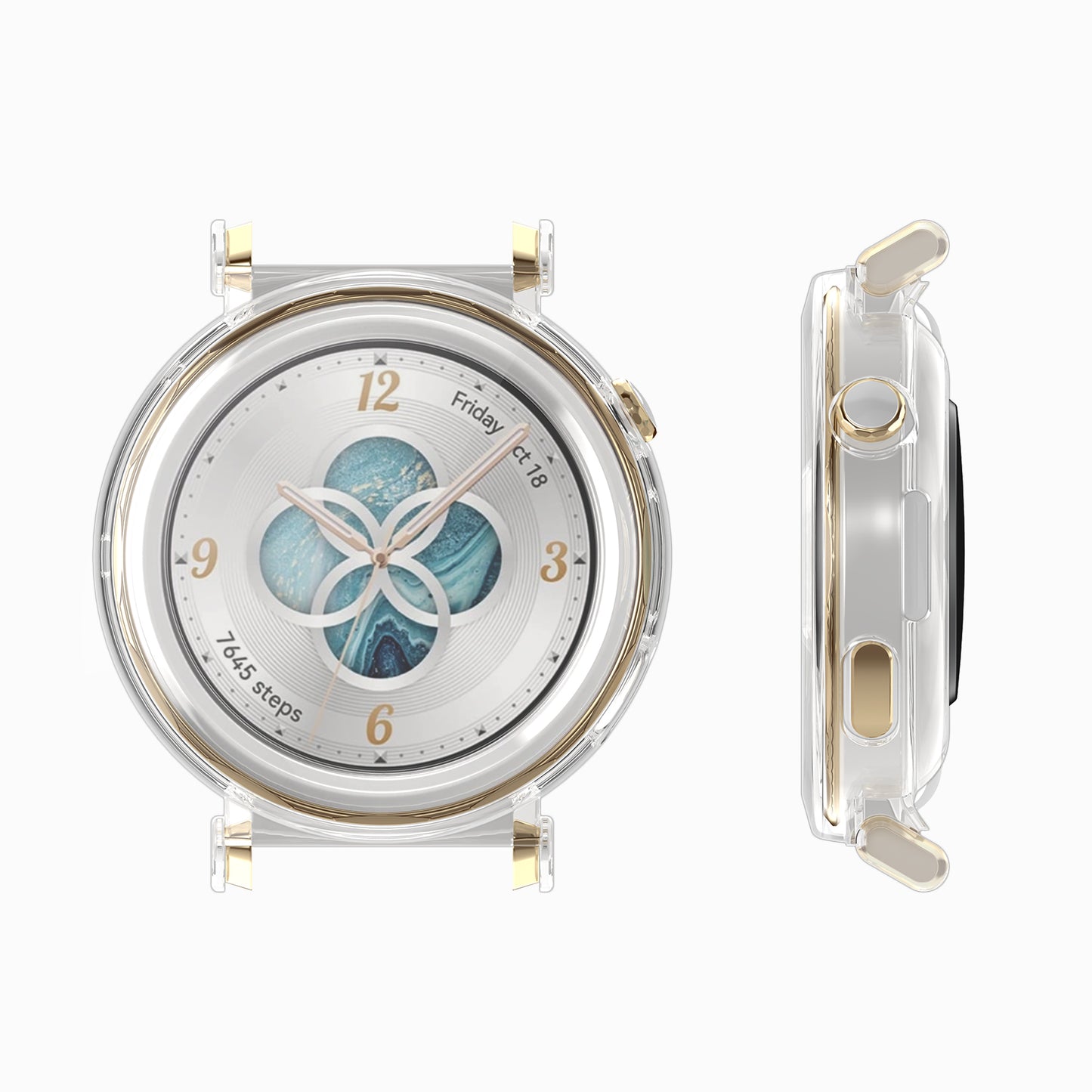 kwmobile Protective Cover for Huami Watch GT5 Pro 42mm Fullbody Display Cover Set