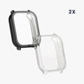 kwmobile Protective Case for Xiaomi Redmi Watch 5 Active Fullbody Display Cover Set