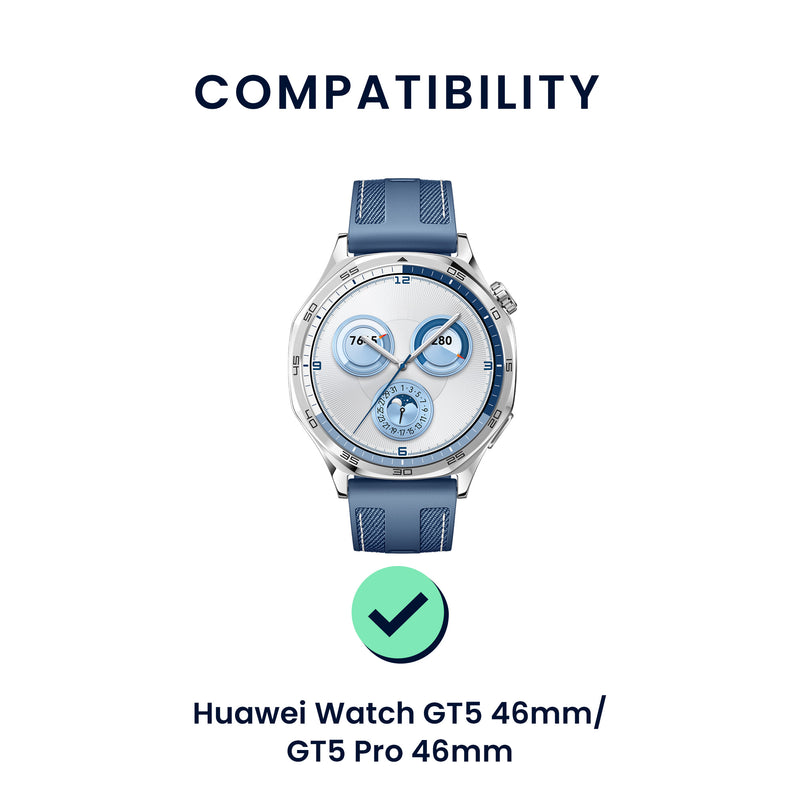 kwmobile Watch Strap for Huawei Watch GT5 46mm / GT5 Pro 46mm Band Fitness Tracker Strap Set Replacement Band Smartwatch