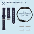 kwmobile Watch Strap for Huawei Watch GT5 46mm / GT5 Pro 46mm Band Fitness Tracker Strap Set Replacement Band Smartwatch