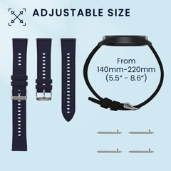 kwmobile Uhrenarmband für Huawei Watch GT5 46mm / GT5 Pro 46mm Armband Fitnesstracker Band Set Ersatzarmband Smartwatch