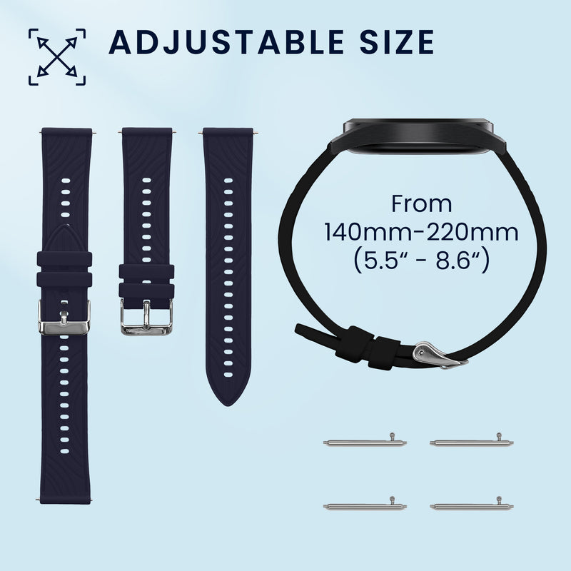 kwmobile Watch Strap for Huawei Watch GT5 46mm / GT5 Pro 46mm Band Fitness Tracker Strap Set Replacement Band Smartwatch