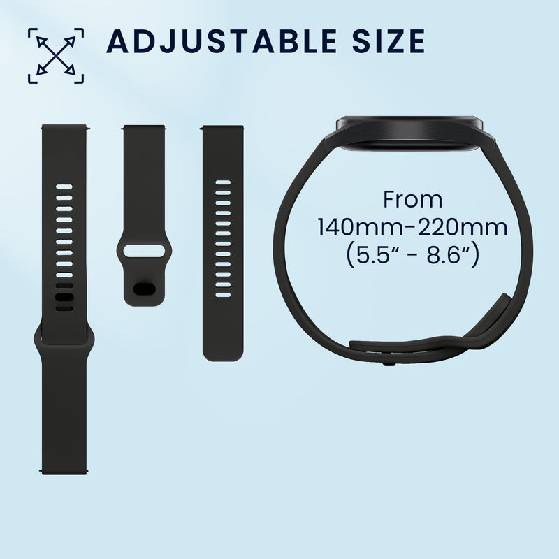 kwmobile Watch Strap for Xiaomi Redmi Watch 5 Active / Watch 5 Lite Fitness Tracker Band Set Replacement Strap Smartwatch