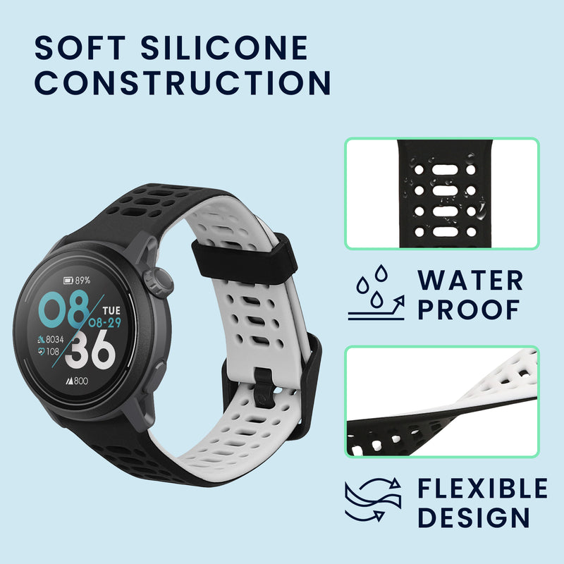 kwmobile Watch Strap for COROS PACE 3 / APEX 2 Pro / APEX 46mm / APEX Pro Wristband Fitness Tracker Band Set Replacement Strap Smartwatch
