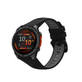 kwmobile Silikon Uhrenarmband für Garmin Epix 2 / Instinct 2 / Instinct 3 45mm / Fenix 8 47mm Armband - Ersatzarmband für Fitnesstracker - Wechselarmband Smartwatch - Schwarz Grau Schwarz  [dsg01]