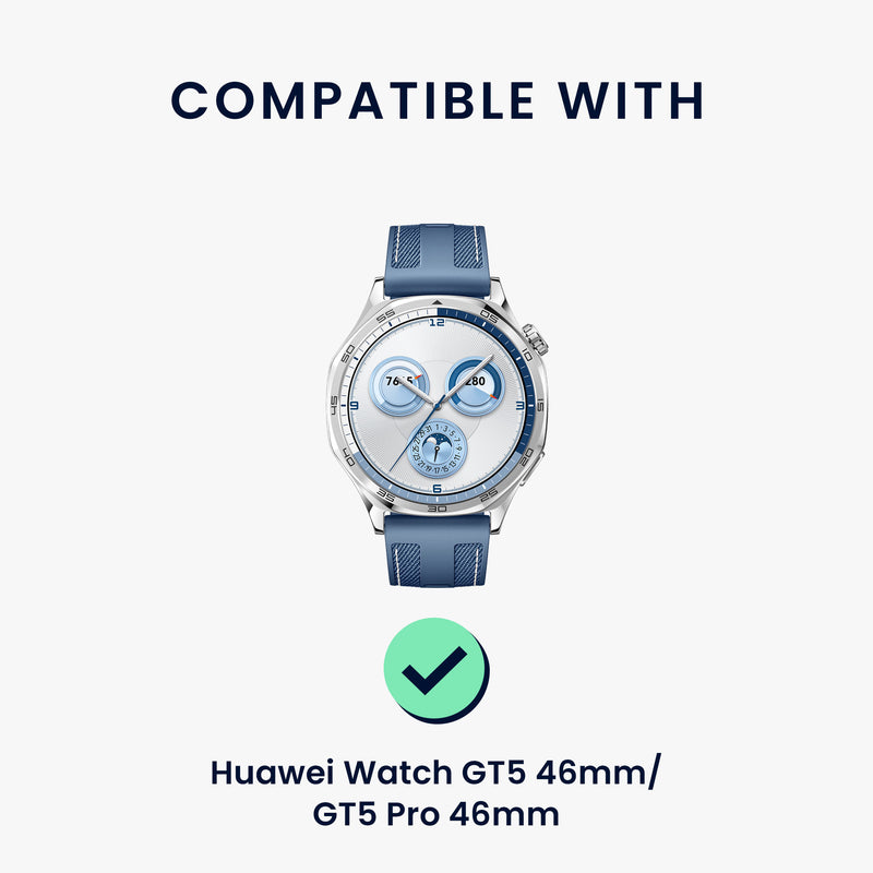 kwmobile Replacement Strap Compatible with Huawei Watch GT5 46mm / GT5 Pro 46mm Strap - Fitness Tracker Band with Magnetic Closure