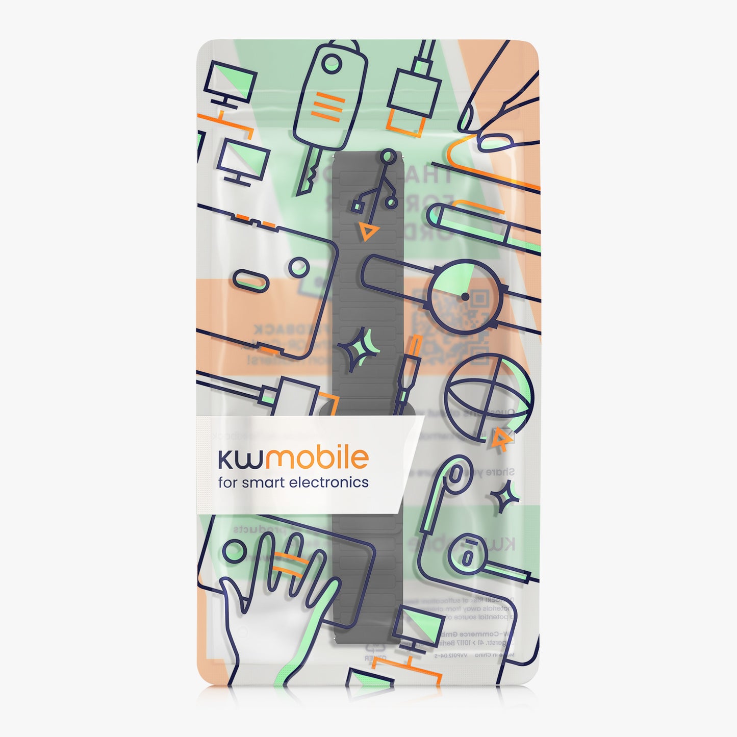 kwmobile Replacement Strap Compatible with Huawei Redmi Watch 5 Active / Watch 5 Lite Fitness Tracker Band with Magnetic Clasp