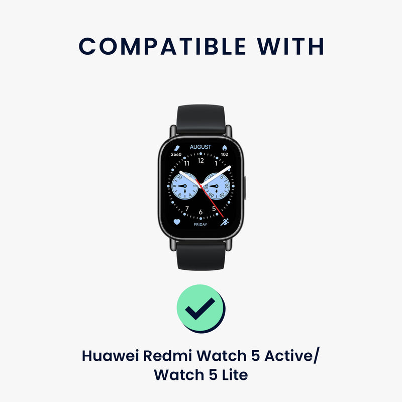 kwmobile Replacement Strap Compatible with Huawei Redmi Watch 5 Active / Watch 5 Lite Fitness Tracker Band with Magnetic Clasp