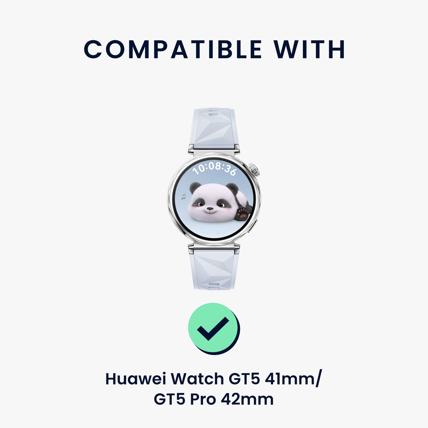kwmobile Replacement Strap Compatible with Huawei Watch GT5 41mm / GT5 Pro 42mm Strap Fitness Tracker Band with Magnetic Closure