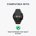 kwmobile Replacement Strap Compatible with Xiaomi Mi Watch Color Sport / S1 Active - Fitness Tracker Band with Magnetic Clasp